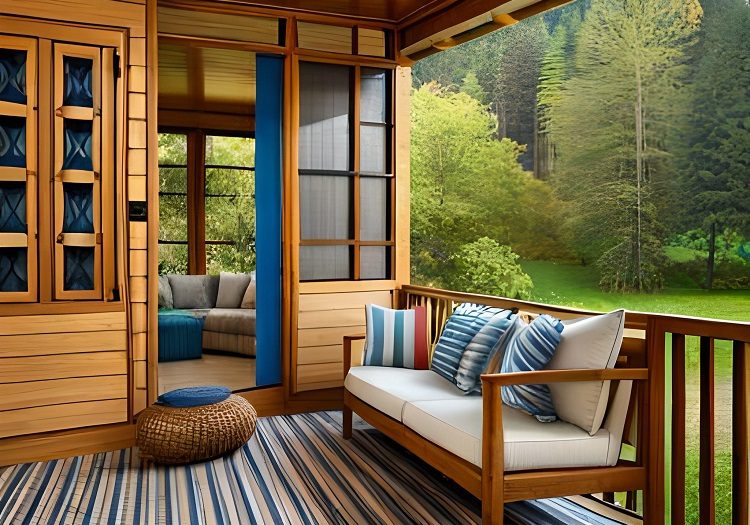 Porch for a Mobile Home